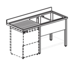 фото 2 ВАННА МОЕЧНАЯ APACH CHEF LINE L2S156-44LWSHD на profcook.ru