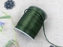 Шнур круглый атласный (для воздушных петель), 2 мм, хаки