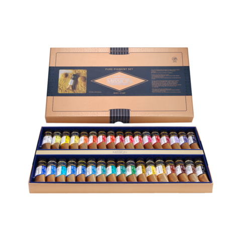 Mijello Mission Gold Pure Watercolor 15 ml 34 цвета