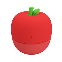 Красный клиторальный стимулятор в форме яблочка Apple Secret - 
