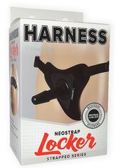 Черные трусики для страпона HARNESS Locker размера XS-M - 
