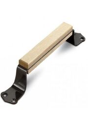 Ручка скоба с деревянными накладками РС140ПЛ 820009