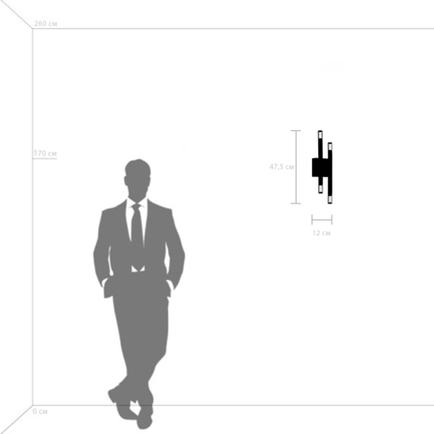 Настенный светодиодный светильник Lightstar Iris 734647