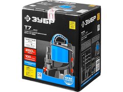 ЗУБР АкваСенсор 250 Вт, Дренажный насос с минимальным уровнем откачки, Профессионал (НПЧ-Т7-250)