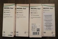 11544039172 Micral Test 30 Микраль тест Тест-полоски для иммунологического полуколичественного определения микроальбуминурии Micral-Test (Микраль-тест) Roche Diagnostics GmbH, Германия