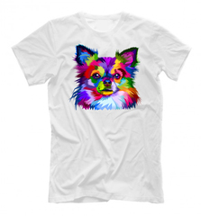 Футболка "Разноцветный Чихуахуа"