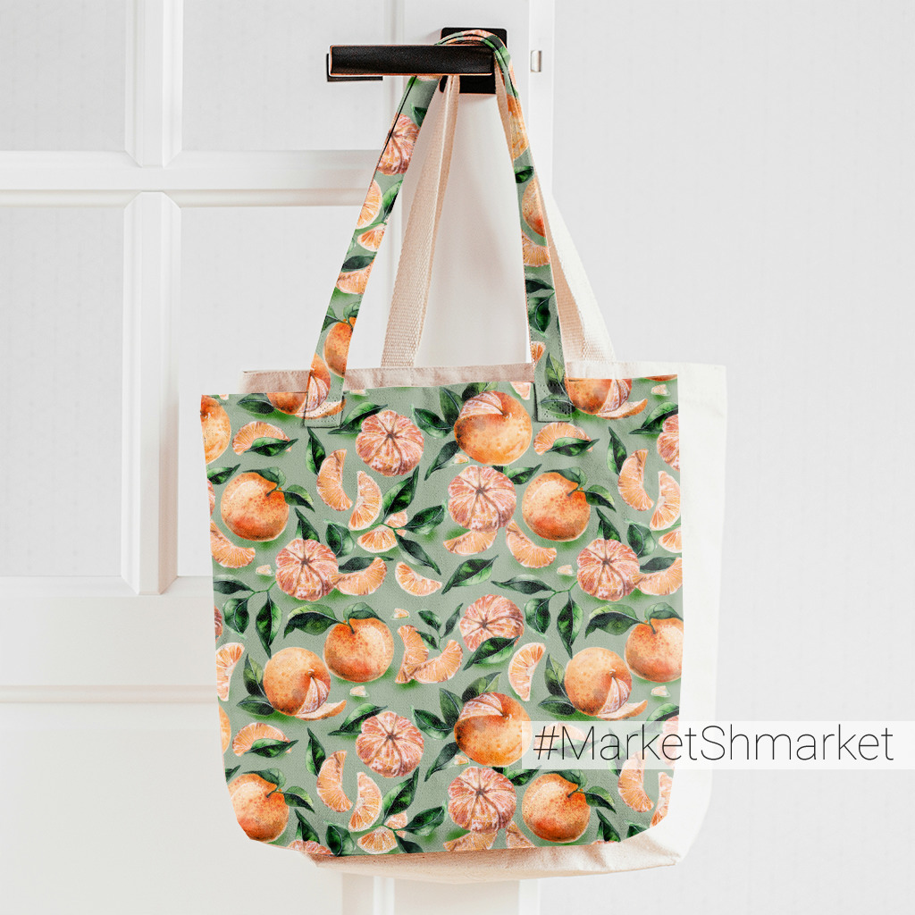 Ткани Сочные мандаринки - закажи на #MarketShmarket.com любая ткань с ...