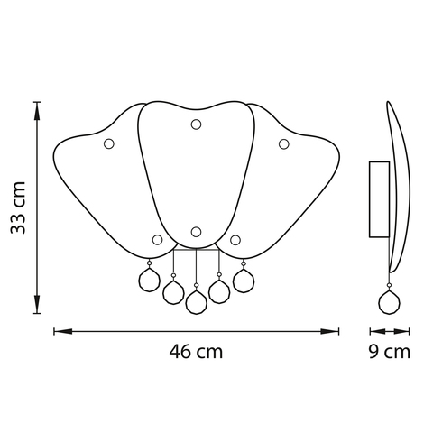 Настенный светильник Lightstar Lobo 804640