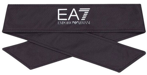 Бандана теннисная EA7 Unisex Woven Headband - black/gold