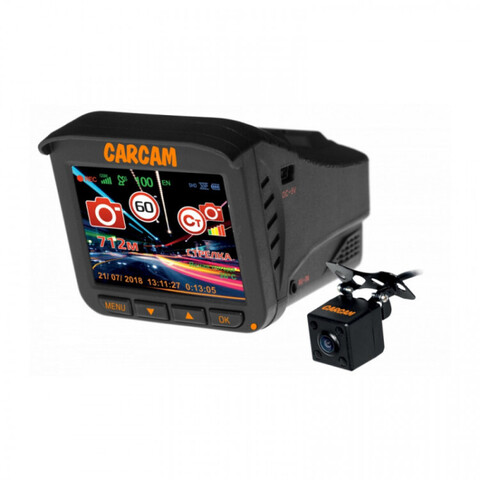 Автомобильный видеорегистратор с радар-детектором Каркам Combo 5S