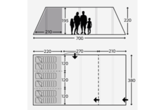 KAMPA Dometic Wittering 6 Air