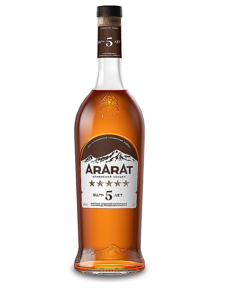 Коньяк Ararat 5 лет 40%, 0,7 л.