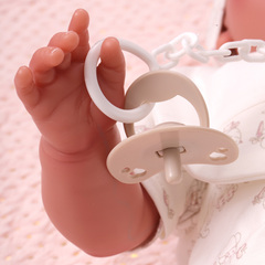 Munecas Antonio Juan Кукла Реборн младенец Урсула в белом 52см (81054)