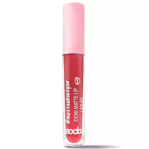 Soda жидкая матовая помада Demi Matte Lip Liquid 005