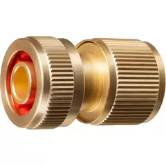 GRINDA BC-12A, 1/2?, с автостопом, из латуни, для шланга, быстросъемный соединитель, PROLine (8-426129)