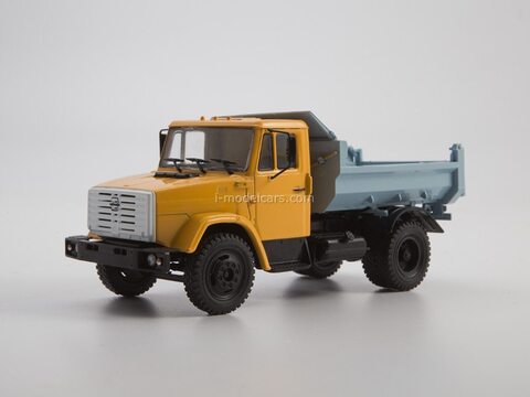 ZIL-MMZ-4508 dump truck yellow-gray  1:43 Legendary trucks USSR #38