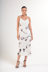 Платье-комбинация из 100% натурального шелка / Вискозы ROSE