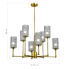Люстра подвесная ST Luce Gacciolo SL1240.303.08