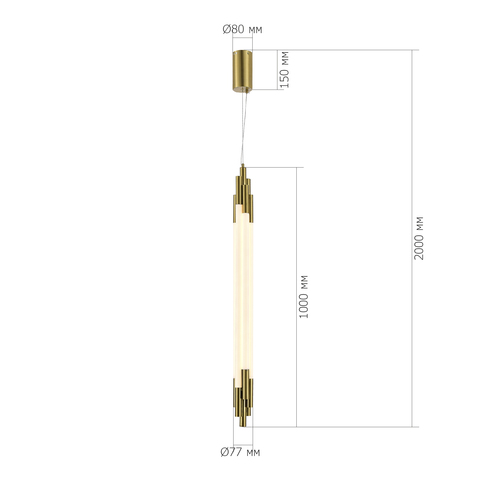 Светильник подвесной ST Luce Dallamos SL6237.303.38