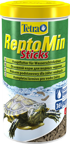 Tetra repto min sticks основной корм для черепах в виде палочек 1л