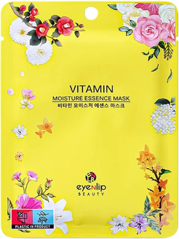 Eyenlip Mask Essence Маска на тканевой основе витаминная Moisture Essence Mask # Vitamin