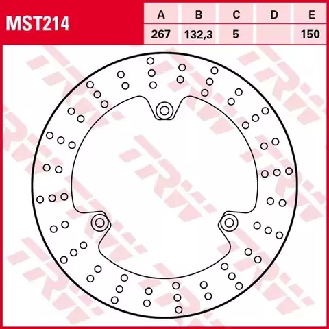 Тормозной диск MST214