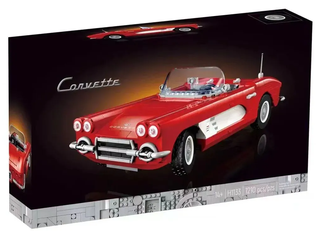 Конструктор гоночный Corvette 1210 деталей