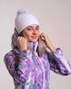 Утеплённая прогулочная лыжная куртка Nordski City Violet-Mint-Grey женская