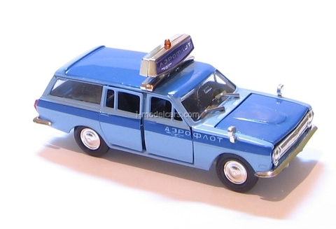 GAZ-2402 Volga Aeroflot Escort blue Agat Mossar Tantal 1:43