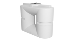 Емкость Slim 1000 Ирпласт прямоугольная 1000 л. (1069 л.) вертикальный (1698x698x1300см;40кг;белый) - арт.560330