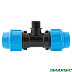 Тройник комбинированный ПНД Джилекс 40хG1