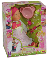 Klein Кукла интерактивная 46 см с аксессуарами, 8 функций (1633)