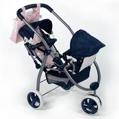 La Nina Трехколесная коляска для двух кукол серия Карлота, 81 см.  (60421)