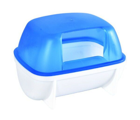 Homepet купалка для мелких грызунов пластиковая 12,2 см х 8,8 см х 9,2 см