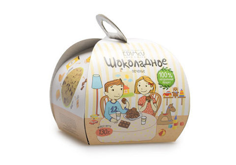 Печенье шоколадное "Ed!McU", 130г