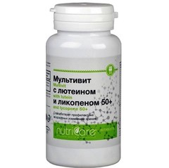 Мультивит с лютеином и ликопеном 50+, таблетки, 60 шт