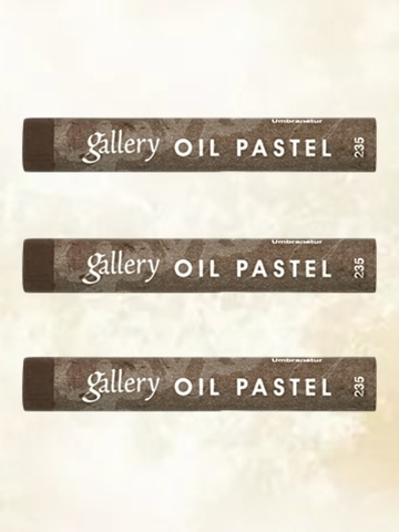 Пастель масляная мягкая профессиональная MUNGYO Gallery Умбра №235 (3шт)