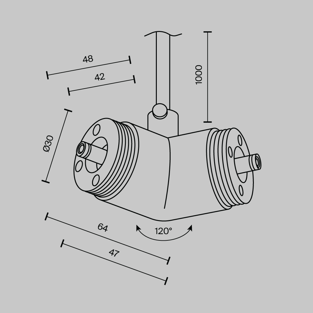 Аксессуар Maytoni Technical CA018LWC-P-B