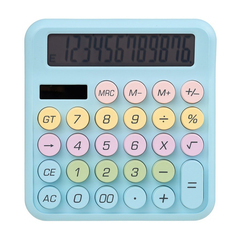 Калькулятор настольный YGANO 12 Bit, двойное питание, 12-разрядный, размер 15,4*14,6*2,6 см