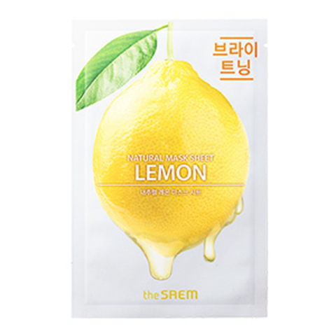 the Saem Natural Lemon Mask Sheet