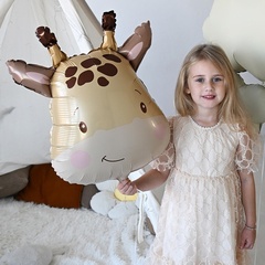 Фигура гелиевая Жираф акварель