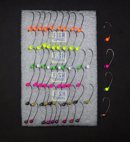 Cool Place Джиг форелевый вольфрам 1лист/60 шт/крючок Decoy MG-3 # 4/ 0,8гр продажа листами