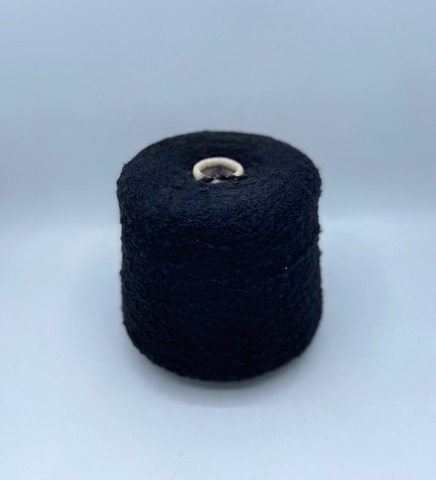 Pecci filati (пр.Италия),art. Spuma melange, 260/100гр, 39% Шерсть, 22% Альпака, 25% Акрил, 13% Полиамид,1% Эластана, цвет-Черный. арт.36722