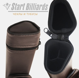 Тубус на 1 кий Кeeper (1 карман) коричневый фото №3