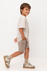 шорты  для мальчика  КР 400642-1/коричневый к554