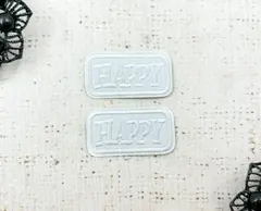 Термоаппликация, р. 2х3,8 см, белый