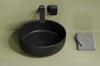 Ceramica Nova Taycan CN12003MB Раковина накладная круглая, 37.5x37.5, цвет: черный матовый
