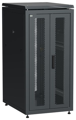 ITK LINEA N 24U 600х800мм перф. дв. задн. распашн. перф. чер