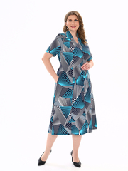 4536 Халат на пуговицах