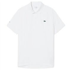 Теннисное поло Lacoste Tennis x Novak Djokovic On Court - white